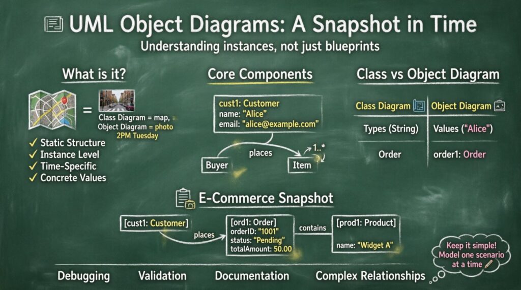 Entendiendo los diagramas de objetos UML: Una guía completa