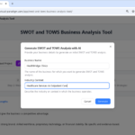 Building a Strategic Healthcare Plan: How AI Powers SWOT-TOWS Analysis Building a Strategic Healthcare Plan: How AI Powers SWOT-TOWS Analysis